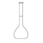 Volumetric flask 50ml Bomex (without stopper)