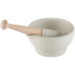 Mortar and pestle 180mm, Size 6. unglazed Milton and Brook