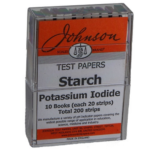 Starch potassium iodide test paper Johnson
