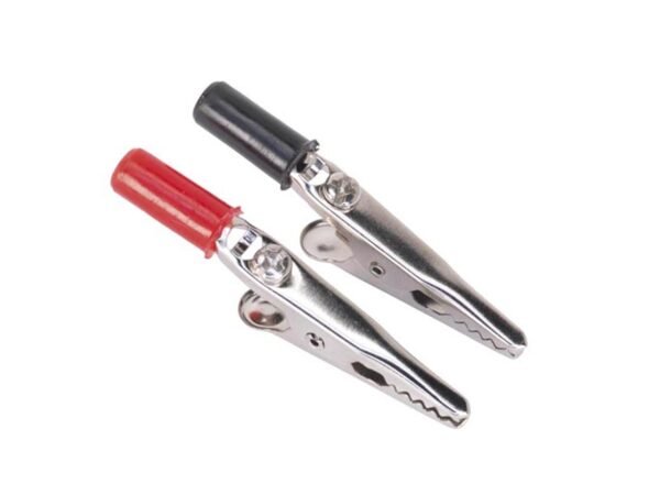 Crocodile Clips With Jacket Pk/2