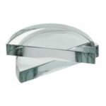Glass prism Semi circular 90x16mm