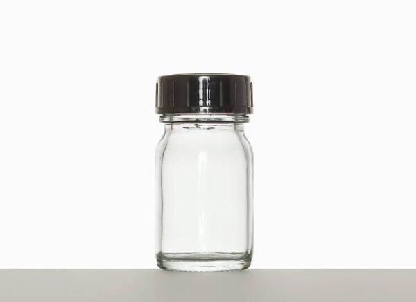 Powder bottle 60ml Borosilicate Wide neck plain